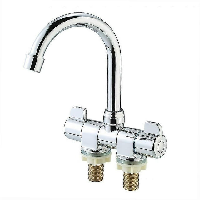 Foldable Rv Faucet Rotating Two Handle Deck/wall Mounted Rv Kitchen Faucet Hot And Cold Water Mixer -SZCN_Perfect Gift