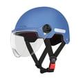 thumbnail image 4 of Casco de motocicleta con circunferencia de cabeza ajustable, ligero y cómodo de llevar. Azul, 4 of 9