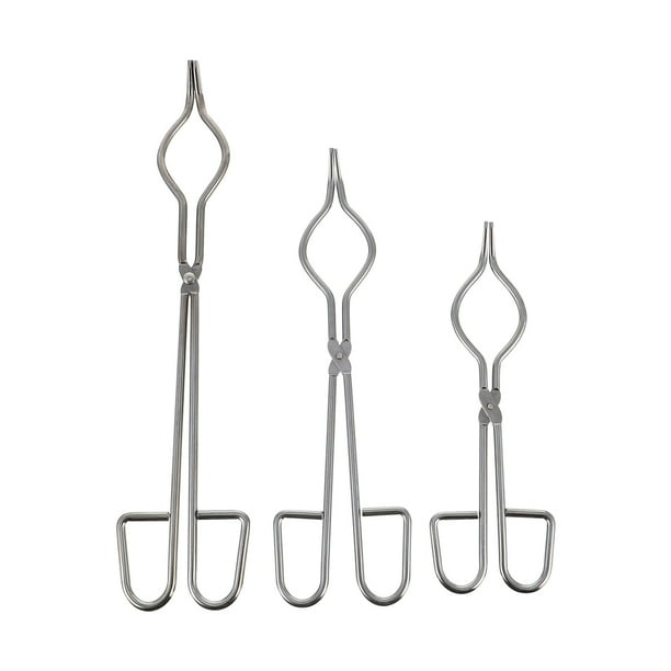 Tongs Crucible Clamp Flask Metal Melting Laboratory Furnace Holder