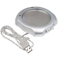 thumbnail image 3 of Toystoory Fashionable USB Insulation Heat-insulation Mug Home Pad Warmer Mat Accessory Office Wear-resistant Man-carried Heater 2piezas, 3 of 6