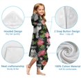 thumbnail image 7 of Schnauzer with Pioneer Flower Hooded Bath Towel，60"x35" for Ages 3 To 12 Kids, Quick Dry Lightweight Soft Microfiber Hood Beach Towel Cover Up for Kids, 7 of 7