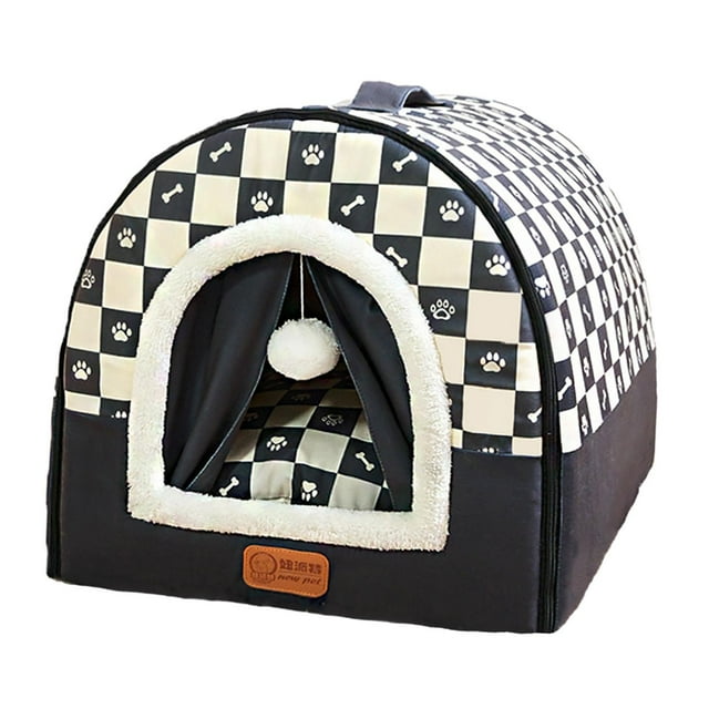 Casa Acogedora para perros pequeños Yinane nido para dormir Gris XL