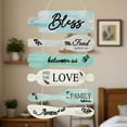 thumbnail image 5 of Bless The Food Before Us Sign Farmhouse Kitchen Wall Decor Dining Room Decorations Collage Wall Rustic Hanging Wood Art Signs Housewarming Gifts for Kitchen Living Home, 5 of 5