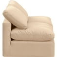 thumbnail image 5 of Meridian Furniture Indulge 70" Contemporary Velvet Modular Sofa in Beige, 5 of 8
