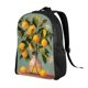 thumbnail image 2 of Disketp Retro Warm Lemon Flower Mochila Unisex de Apertura Lateral Completa, Mochila para Laptop para Escuela, Trabajo y Viajes, 2 of 8
