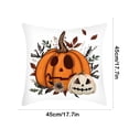 thumbnail image 3 of Fall Thanksgiving Pumpkin Pillow Covers Polyester Sofa Cushion Covers Fall Decor 18x18 by OVFUIZ, 3 of 6