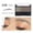 D, variant on Lazy Two-Color Eyebrow Powder with Brush - Waterproof, Natural Finish, All-in-One Brow Sculpting Kit, Wax and Powder Duo, Lightweight, Easy Application, Professional Makeup, Women, 0.07oz, 1 Kit
