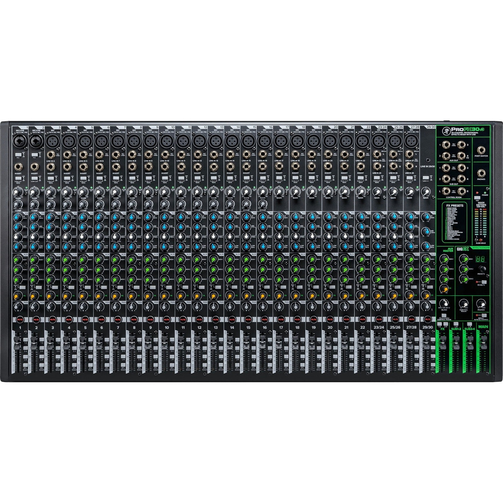 Mackie ProFX30v3 Studio Audio Equipment, 30-Channel Sound Board Mackie ProFX30v3 Studio Audio Equipment, 30-Channel Sound Board