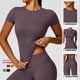 thumbnail image 3 of Conjuntos de 2/3/4 piezas para mujer, conjunto de entrenamiento para gimnasio, conjunto de yoga para mujer, ropa deportiva, conjunto de chándal, camiseta deportiva, ropa deportiva, 3 of 5