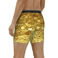 thumbnail image 2 of Men Gold Coins Amazing Boxer Briefs Novelty Boxer Shorts Underwear No Fly, 2 of 7