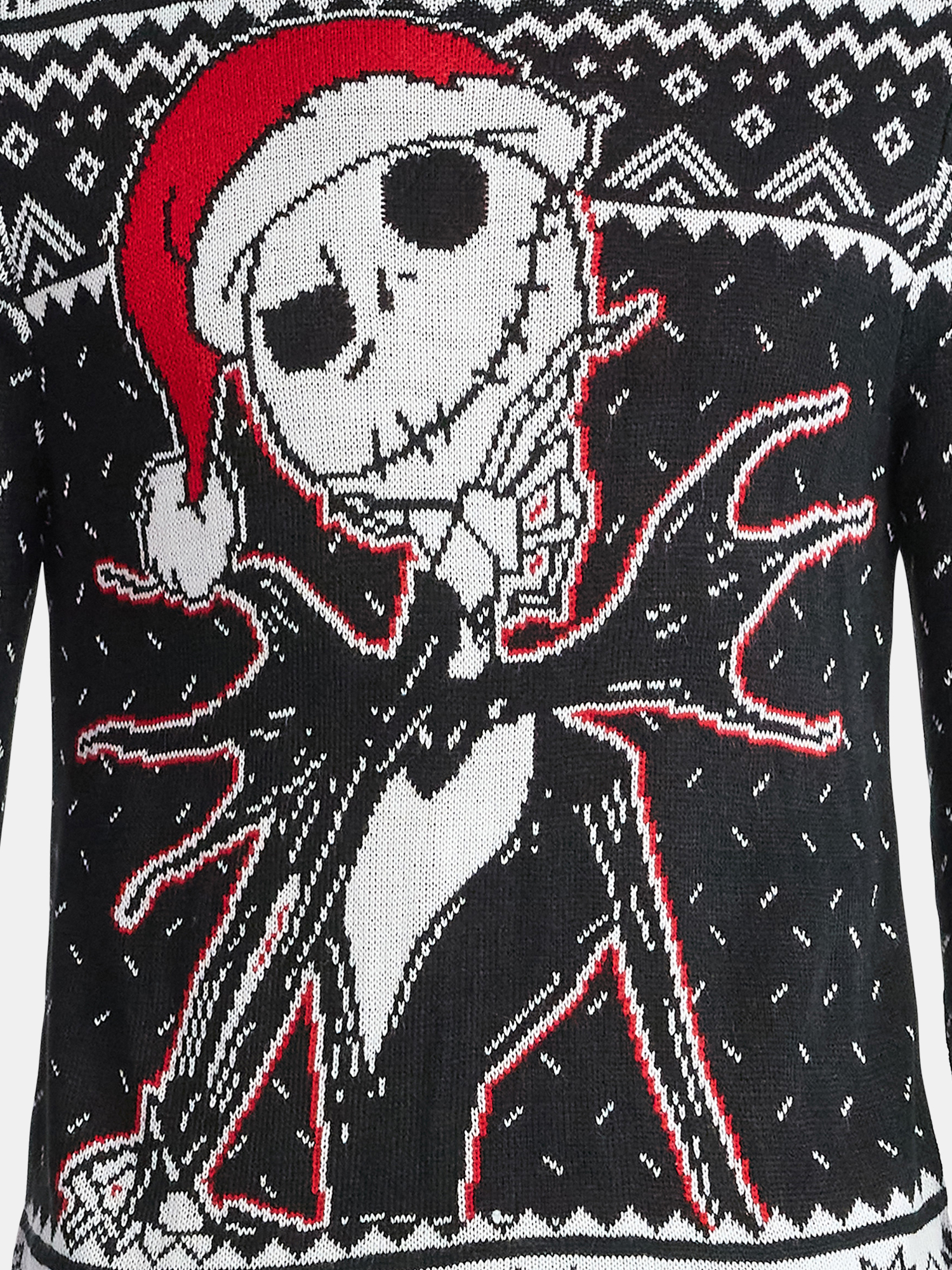 The Nightmare Before Christmas Men's Holiday Sweater, Jack photo 4