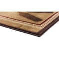 thumbnail image 5 of Nature Novelty 5' x 7' Ivory and Crimson Polypropylene Indoor Area Rug, 5 of 9