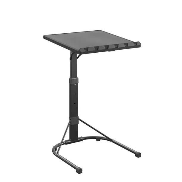 Mainstays Multi-Functional, Adjustable Height Personal Folding Activity Table, Black, 23