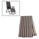 thumbnail image 4 of Reemplazo de tela para sillón reclinable transpirable, accesorios para sillón reclinable de playa Tela escocesa verde, 4 of 8