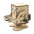 thumbnail image 4 of Kits de experimentos de ciencia de madera DIY, Robot creativo, Caja de Ahorros, rompecabezas 3D, juguete educativo para adultos, niñas y niños, regalo Baoblaze Hucha, 4 of 8