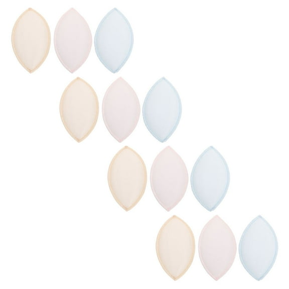 Raindrops 6 Pairs of Washable Bra Inserts Wear-resistant Bra Cup Pads Comfortable Bra Cushions (Random Color)