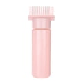 thumbnail image 2 of Botella aplicadora de aceite para cabello con peine de raíces de 180 ml con escala graduada. Rosa, 2 of 9