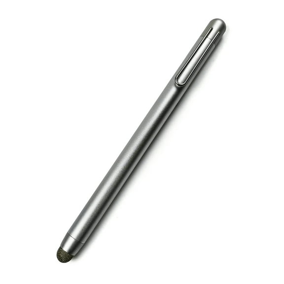 Touch Screen Pen Stylus for Samsung Galaxy Z Flip4/Flip3 5G - Fiber Tip Aluminum Lightweight Silver Color