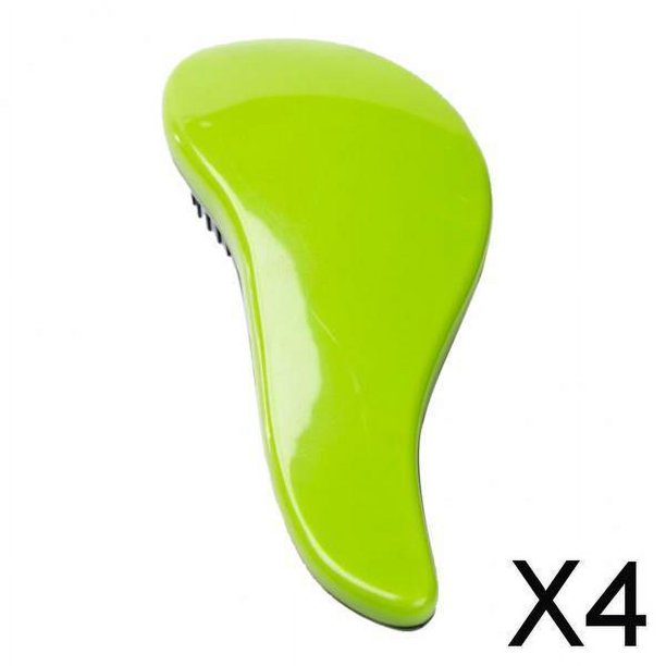 3 cepillos para el cabello Soledad para ducha y estilismo verde 4 piezas