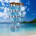 thumbnail image 2 of Woodstock Windchimes Diamond Capiz Blue, Wind Chimes For Outside, Wind Chimes For Garden, Patio, and Outdoor Décor, 14"L, 2 of 7