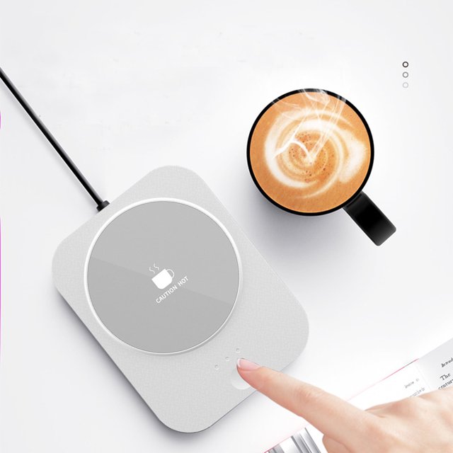 Calentador de tazas de café taicans, calentador de tazas USB inteligente con apagado automático, calentador de tazas de 15 W para escritorio