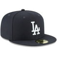 thumbnail image 3 of Men's New Era Navy Los Angeles Dodgers Fashion Color Basic 59FIFTY Fitted Hat, 3 of 4
