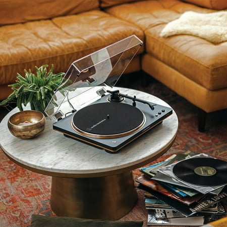 Audio-Technica - Audio Technica AT-LP70XBT-BZ Wireless Turntable - Black