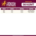 thumbnail image 2 of Metrix Premium Chassis Parts - 4 PC Inner & Outer Tie Rod End Kit Fits 2007 Ford Focus, 2006 Ford Focus, Replacement EV80632, ES80580, 2 of 7