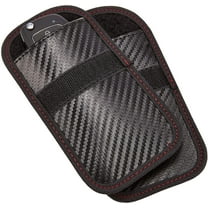 FSJZC Faraday Key Fob Protector, 2 Pack, Automotive Key Holders, Signal Blocking Pouch