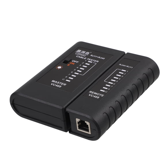 Ethernet Cable Test Tool Continuity Tester Device Network Multimeter Black