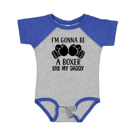 

Inktastic Boxer Like Daddy Boxing Gift Baby Boy or Baby Girl Bodysuit