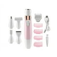 thumbnail image 6 of 5 in 1 Women Painless Hair Remover,Facial Hair Removal, Electric Cordless Shaver Set, Wet & Dry Lady Razor for Women for Bikini Line,Nose Hair,Eyebrow,Arm,Leg USB Rechargeable, 6 of 8