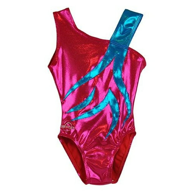O3gl050 Obersee Girls Gymnastics Leotard One Piece Athletic Activewear Girls Dance Outfit Girls 