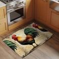 thumbnail image 3 of Farmhouse Rooster 2x3 Area Rugs for Living Room, Vintage Rustic Country Chicken Non Slip Floor Mat Washable Low-Profile Indoor Carpet for Bedroom, Dining Room, Bathroom, 3 of 9