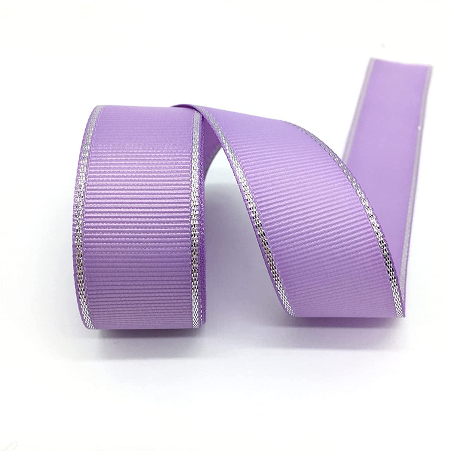 color to choose RIBBON GROSGRAIN SILVER EDGE Wedding Gift Wrap /25mm /size 