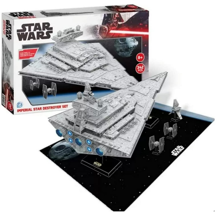 Star Wars Imperial Star Destroyer Paper Model Kit, Starship Toy