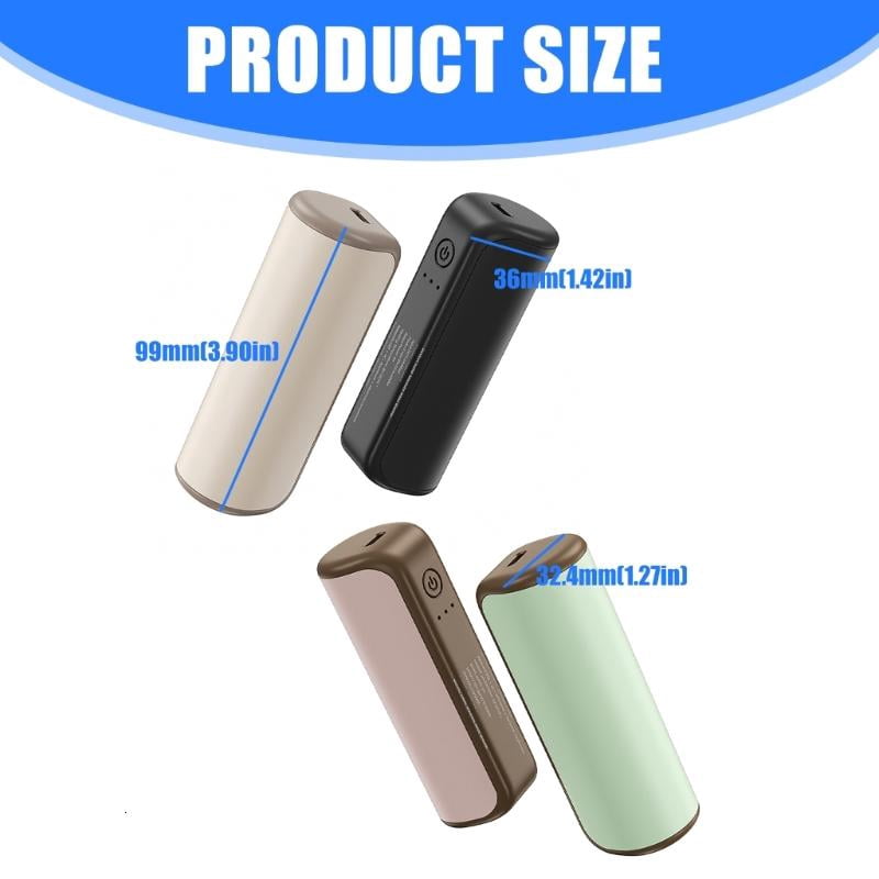 ANXPTIME Split Magnetic Hands Warmers 3 Second Heat 3000mAh