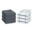 thumbnail image 3 of Premier Kitchen Towels - 15 x 25 - 6 Pack - Windowpane Pattern - Grey - 100% Cotton, 3 of 7