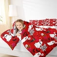 thumbnail image 4 of Feelyou Teen Trick or Treat Bedding Comforter Set, Halloween Spider Web Twin Comforter Sets, Horror Ghost Pumpkin Reversible Bedding Set, Luxury Bedroom Decor, 2pcs, 4 of 8