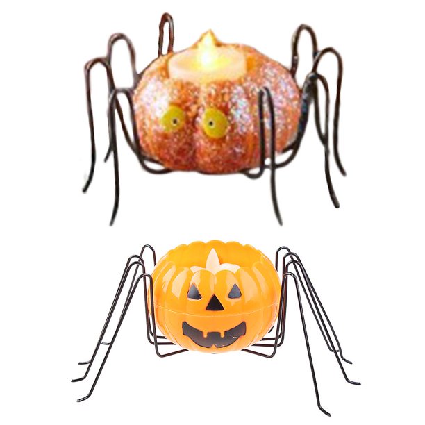 Luces de araña, adornos de Halloween, lámpara Led, manualidades, puerta exterior, escritorio, Festival, fiesta, oficina, decoración del hogar