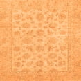 thumbnail image 1 of Ahgly Company Indoor Square Oriental Orange Traditional Area Rugs, 6' Square, 1 of 4