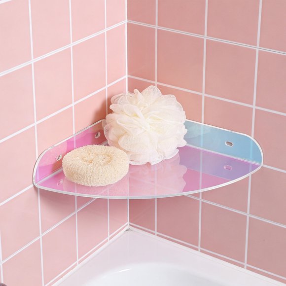COSMOBETTY 2Jgo Estantes De Pared Acrílicos Coloridos Con Montaje Para Almacenamiento De