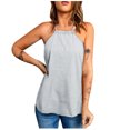 thumbnail image 2 of Birdeem Débardeurs d'Été Décontractés Sans Manches pour Femmes Col Rond Camisole Unie, 2 of 6