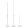 thumbnail image 1 of 4pcs Balloon Column Stand 16pcs Straws Kits with Frame Base and Pole for Wedding Party Decoration, 1 of 6