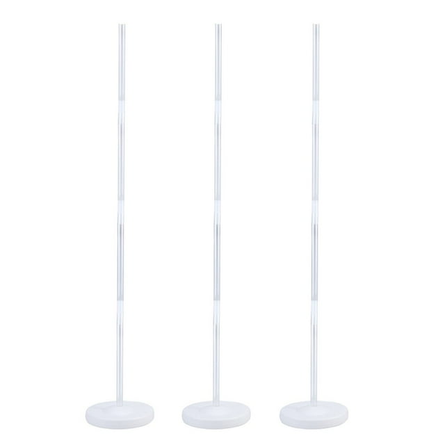 4pcs Balloon Column Stand 16pcs Straws Kits with Frame Base and Pole for Wedding Party Decoration
