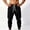 New-Black, variant on PNTUTB Men's Cuffed Joggers Elastic Waist Drawstring Trousers Solid Color Loose Casual Comfort Workout Sporty Pants with Pockets