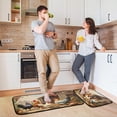 thumbnail image 2 of Coolnut Kitchen Rugs 2 Piece Waterproof Non Slip Kitchen Mat Farm House Kitchen Rug Set for Sink Office Kitchen Cafe, 19.7"x47.2"+19.7"x27.6" Home Decor Gifts, 2 of 7