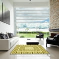 thumbnail image 7 of Ahgly Company Machine Washable Indoor Round Transitional Dark Golden Rod Brown Area Rugs, 3' Round, 7 of 7