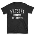 thumbnail image 1 of Watseka Illinois Classic Established Men's Cotton T-Shirt, 1 of 1