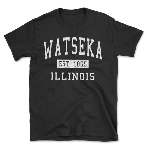 Watseka Illinois Classic Established Men's Cotton T-Shirt